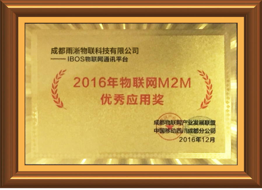 雨淅物聯服務榮譽1